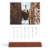 Calendário de mesa com suporte em madeira - vertical  — Calendário clássico [capa]