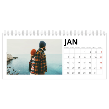 Calendário de Fotografias de Mesa — White space