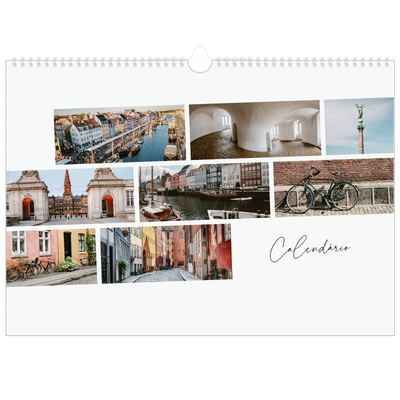 Calendário A3 Horizontal — Férias na cidade [capa]