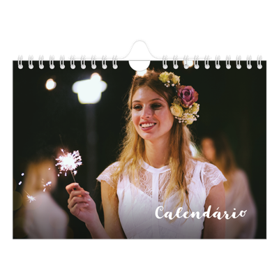 Calendário A5 horizontal — Script simples [capa]