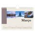 Calendário A5 horizontal — Vistas do mundo [Março]