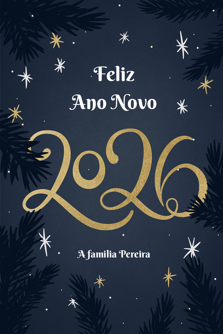 Cartões — Céu da meia-noite