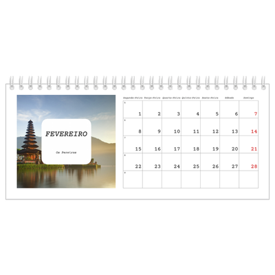 Calendários de mesa — A história completa [Fevereiro]