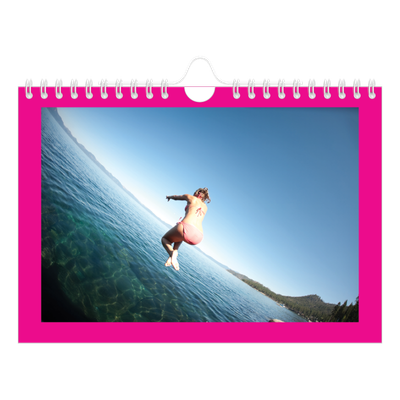 Calendário A5 horizontal — Brilhante e arrojado [capa]