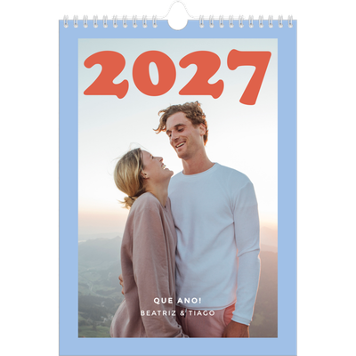 Calendário fotográfico A4 — Molduras retro [capa]