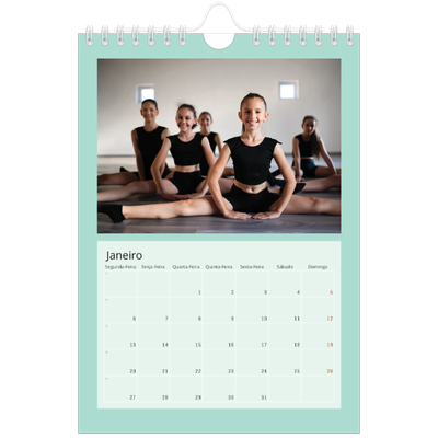 Calendário A5 — Neo Scandi [Janeiro]