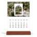 Calendário de mesa com suporte em madeira - vertical  — O arco aberto [Fevereiro]