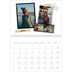 Calendário A4 duplo — Estilo de álbum de recortes [Janeiro]