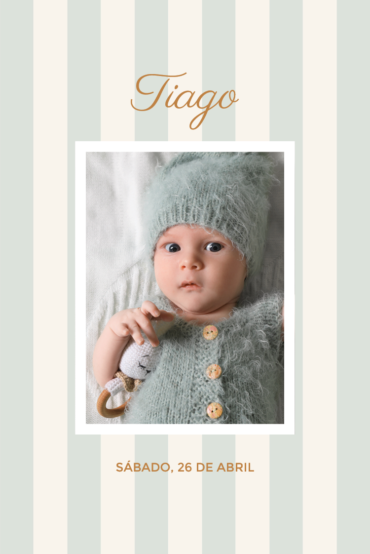 Convites — Escrita e riscas