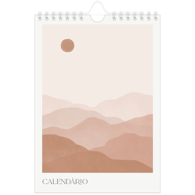 Calendário A5 — Citações de bem-estar [capa]