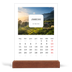 Calendário de mesa com suporte em madeira - vertical  — A história completa [Janeiro]