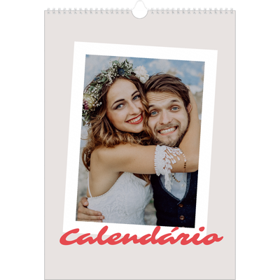 Calendário A3 — Assinado a carmim [capa]