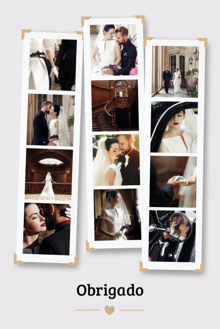 Cartões de agradecimento — Cabine fotográfica