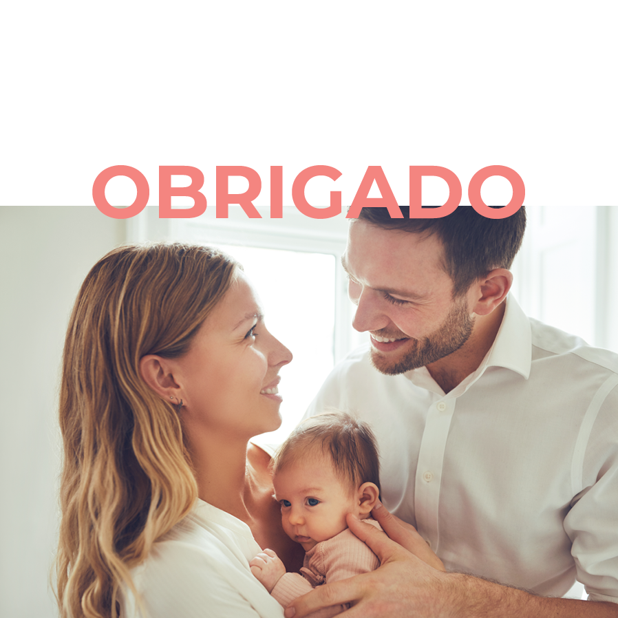 Cartões de agradecimento — É uma menina!