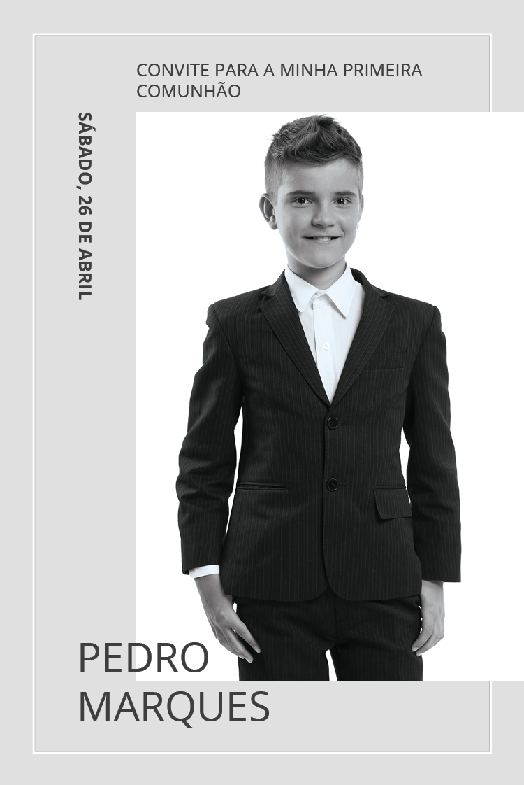 Convites — Cinzento inteligente