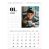 Calendário fotográfico A4 — Serif e momentos [Janeiro]