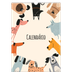 Calendário A3 — Patas de cão e rabiscos [capa]