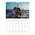 Calendário fotográfico A4 — Script simples [Janeiro]