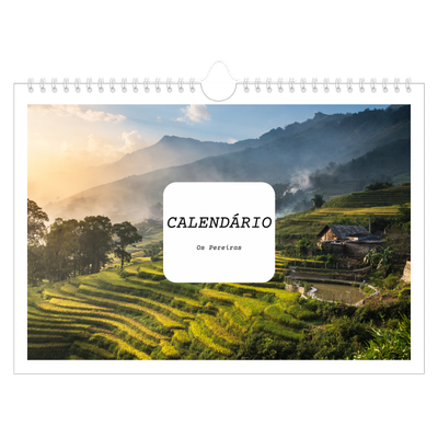 Calendário A4 horizontal — A história completa [capa]