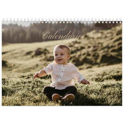 Calendário A4 duplo — Caixas de tiras fotográficas [capa]