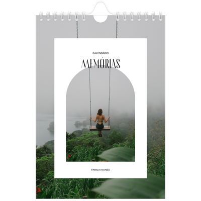 Calendário A5 — O arco aberto [capa]