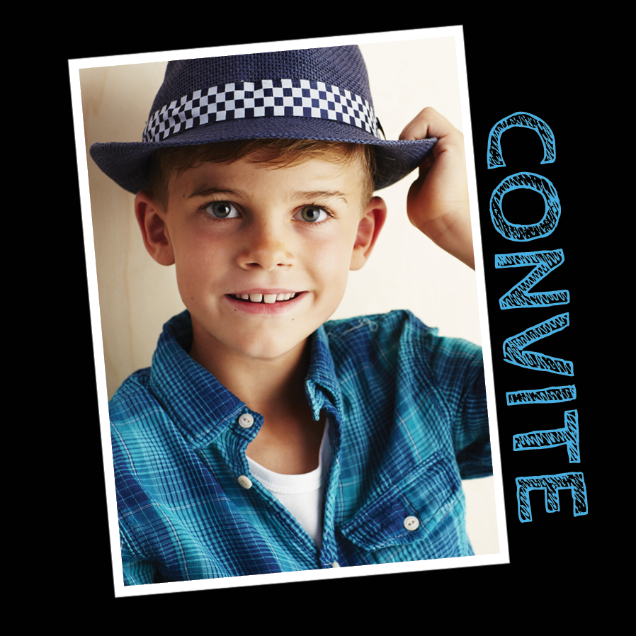 Convites — Estilo caderno de desenho