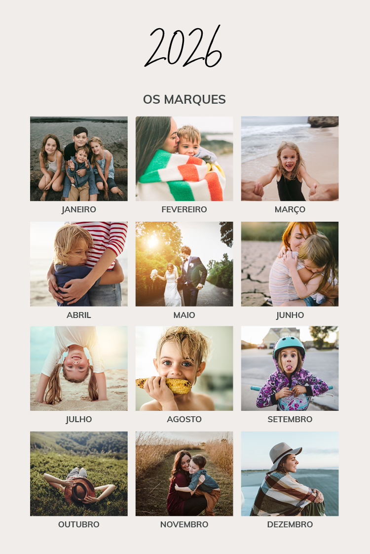 Cartões — Grandes quadrados