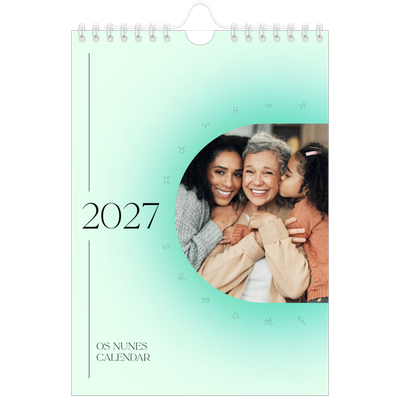 Calendário A5 — Degradê de astrologia [capa]