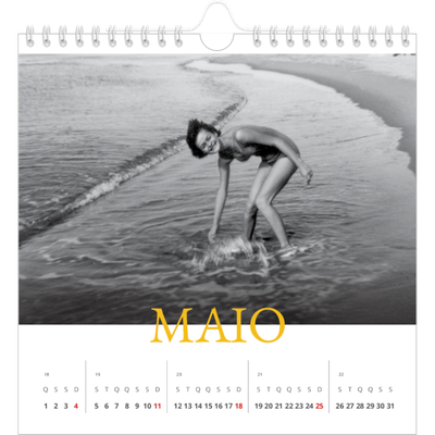 Calendário quadrado — Estilo Heritage [capa]