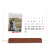 Calendário de mesa com suporte em madeira - horizontal  — Assinado a carmim [capa]
