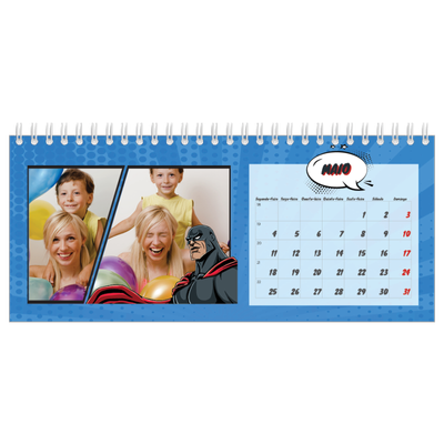 Calendários de mesa — Banda desenhada [capa]
