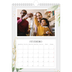 Calendário fotográfico A4 — Salpicos florais [Fevereiro]