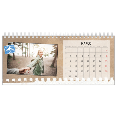 Calendários de mesa — Parts unknown [Março]