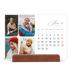 Calendário de mesa com suporte em madeira - horizontal  — Fotos e escrita [Março]