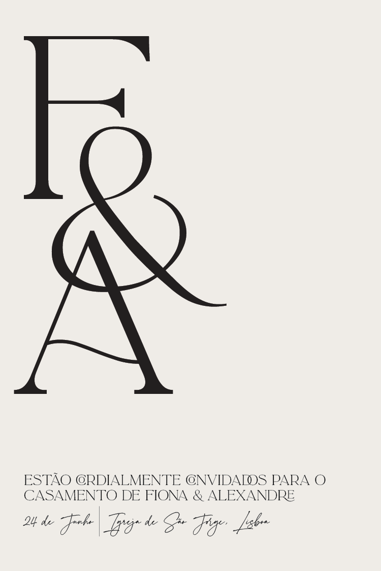 Convites — Romance moderno