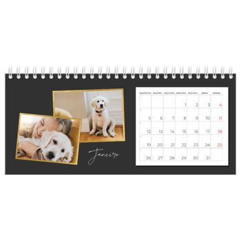 Calendário de Fotografias de Mesa — Tantas recordações