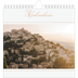 Calendário quadrado — Faixa de script dourada [capa]