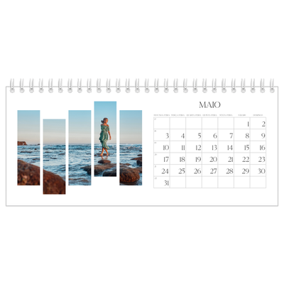 Calendários de mesa — Mosaicos de viagem [Maio]