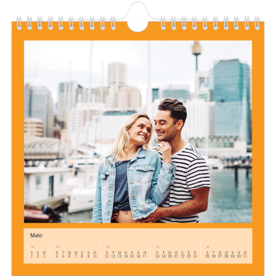 Calendário quadrado — Colorir o meu mundo [capa]