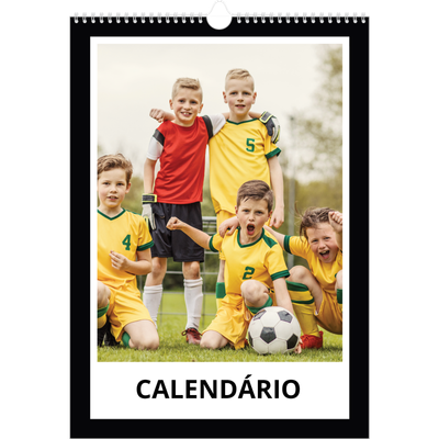Calendário A3 — Moldura preta [capa]