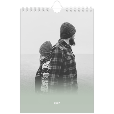Calendário A5 — Verde enevoado [capa]