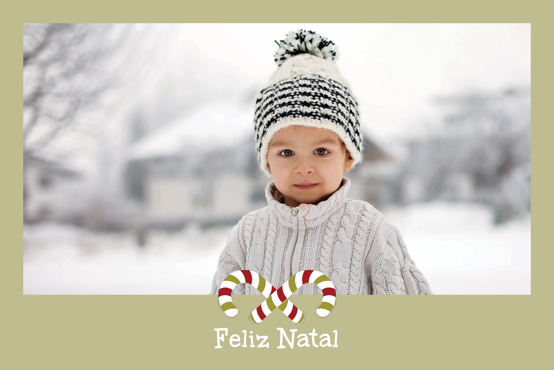 Cartões — Bengalas de rebuçado