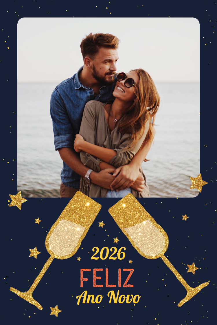 Cartões — Alegrias de Ano Novo