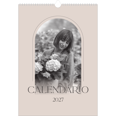 Calendário A3 — Botânica simples [capa]