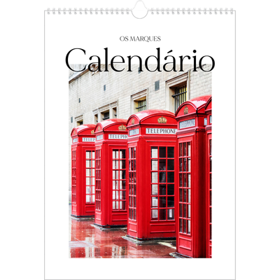 Calendário A3 — O meu diário de viagem [capa]