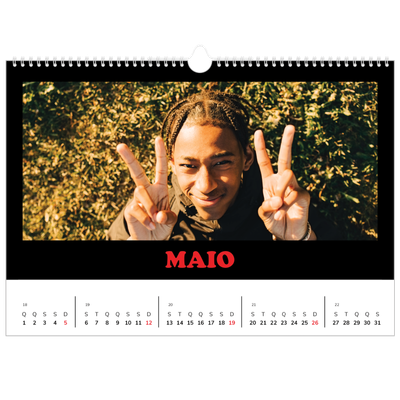 Calendário A3 Horizontal — Tipo divertido [capa]
