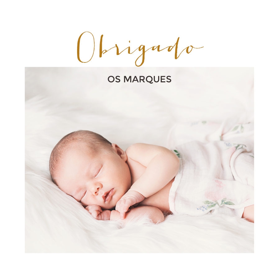 Cartões de agradecimento — Welcome home