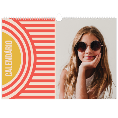 Calendário A3 Horizontal — Brilhante e bonito [capa]