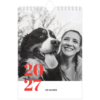 Calendário A5 — Um ano audacioso [capa]