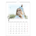 Calendário fotográfico A4 — Moldura transparente [Janeiro]